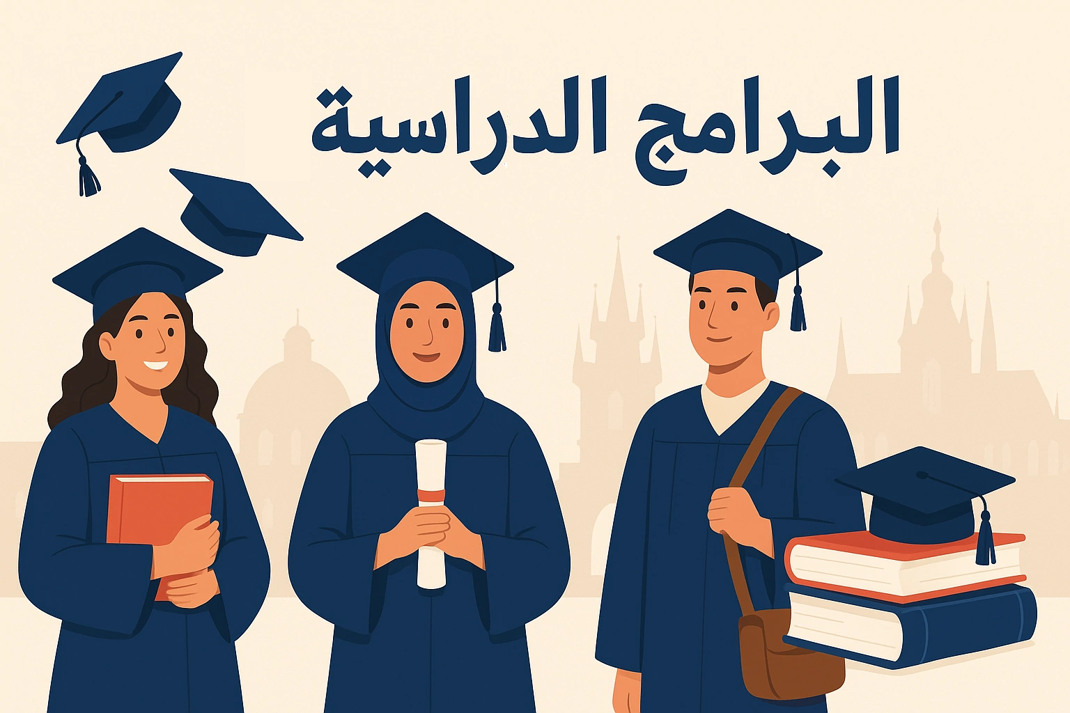 طلاب في جامعة تشيكية